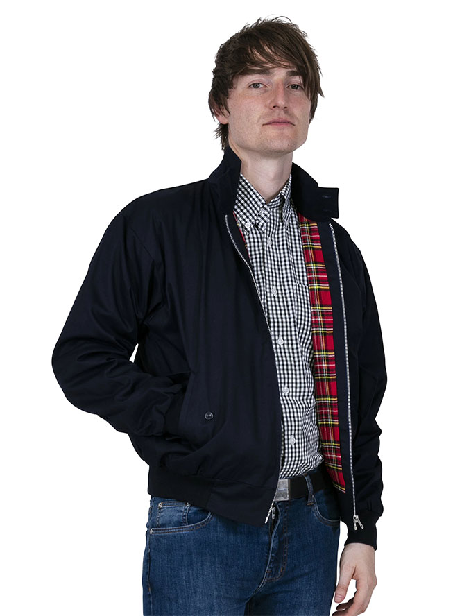 Harrington Jacket by Relco London- NAVY