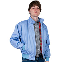 Harrington Jacket by Relco London- SKY BLUE - Med only