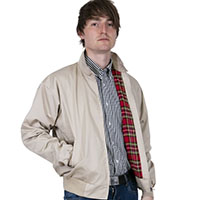Harrington Jacket by Relco London- STONE