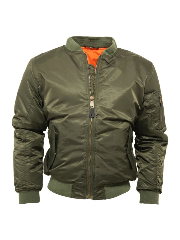 MA-1 Flight Jacket by Relco London- OLIVE