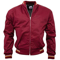 Monkey Jacket by Relco London- BURGUNDY