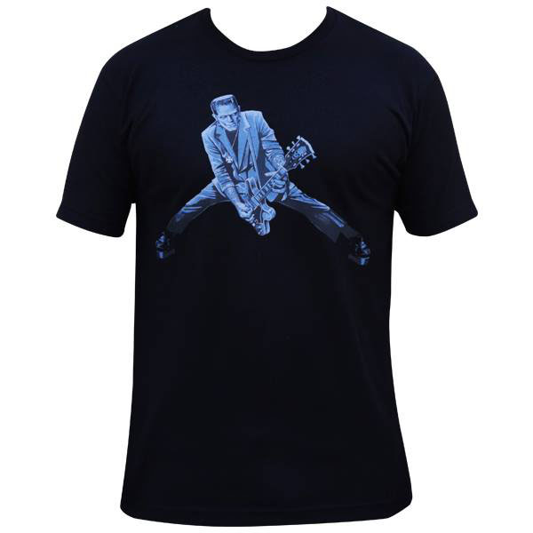 Rock N Roll Monster guys slim fit shirt by Low Brow Art Company - artist Mike Bell (Sale price!)
