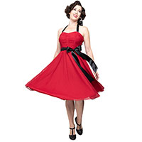 Follow Your Heart Strapless 50's Dress By Steady Clothing - in Red - SALE - sz S only