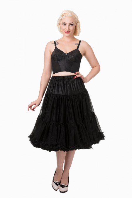 Black 26" Petticoat by Banned Apparel - SALE sz M/L only
