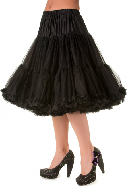 Black 26" Petticoat by Banned Apparel - SALE sz M/L only
