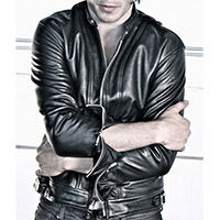 The Offender Leather Jacket in BLACK by Straight To Hell - SALE sz 28 & 30 only