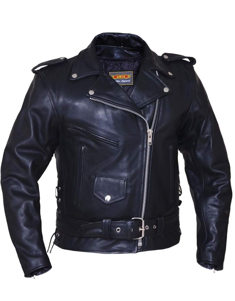 Premium Womens Motorcycle Jacket With Side Lace by Unik Leather