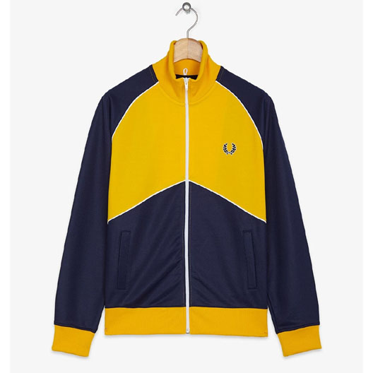 Fred Perry Chevron Track Jacket- RICH NAVY (Sale price!)