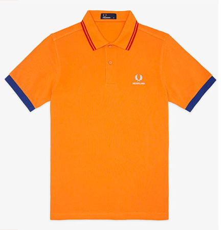 Fred Perry 2014 World Cup Polo Shirt- NETHERLANDS (Orange)