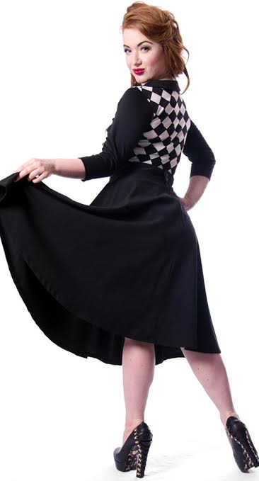 Thrills High Waisted Skirt By Steady Clothing - in Black - L & 3X only