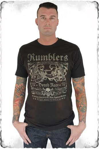 Rumblers Guys Shirt by Serpentine Clothing - SALE sz S only