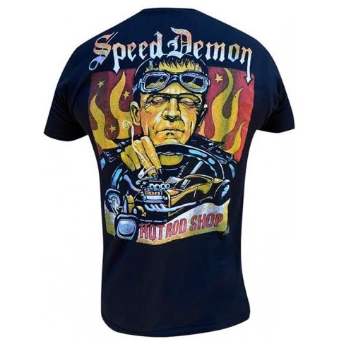 Speed Demon guys slim fit shirt by Low Brow Art Company - artist Mike Bell (Sale price!)