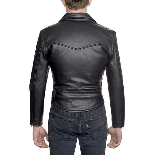 The Defector Leather Jacket in BLACK (Nickel Hardware) by Straight To ...