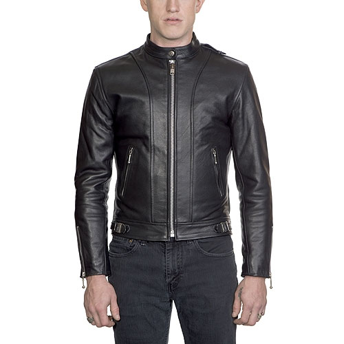 The Offender Leather Jacket in BLACK by Straight To Hell (Sale price!)