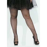 Spandex Fishnet Pantyhose - Plus Size
