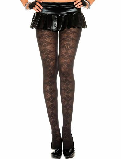 Argyle Design Pantyhose