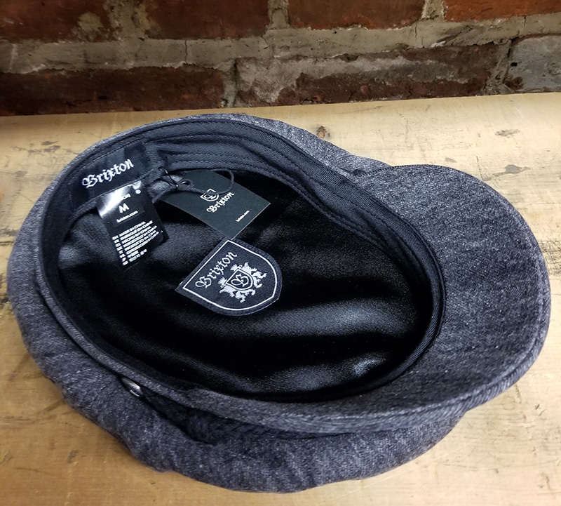 Fiddler Hat by Brixton- BLACK ACID WASH (Sale price!)