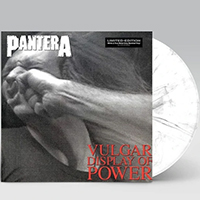 Pantera- Vulgar Display Of Power LP (White And Metal Grey Vinyl)
