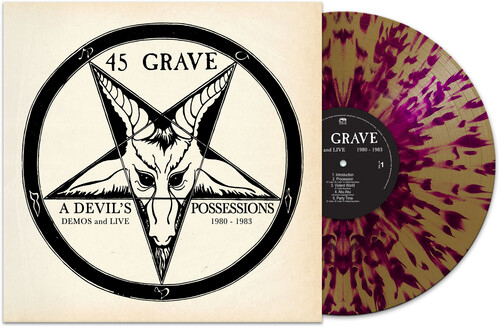 45 Grave- A Devil's Possessions, Demos And Live 1980-1983 LP (Gold Splatter Vinyl)