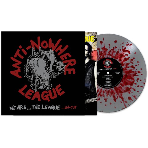 Anti Nowhere League- We Are... The League... Un-Cut LP (Silver & Red Splatter Vinyl)
