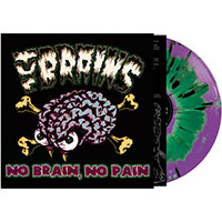 Brains- No Brain No Pain LP (Green & Purple Haze Vinyl)