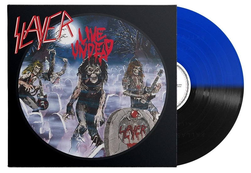 Slayer- Live Undead LP (Blue & Black Split Vinyl)