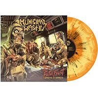 Municipal Waste- The Fatal Feast LP (Orange & Yellow Swirl With Black Splatter Vinyl)