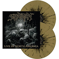Suffocation- Live In North America 2xLP (Indie Exclusive Gold And Black Splatter Vinyl) (Sale price!)