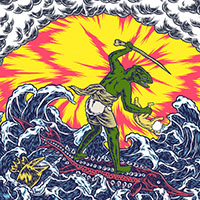 King Gizzard And The Lizard Wizard- Teenage Gizzard LP (Yellow & Magenta Vinyl With Die Cut Foil Jacket)