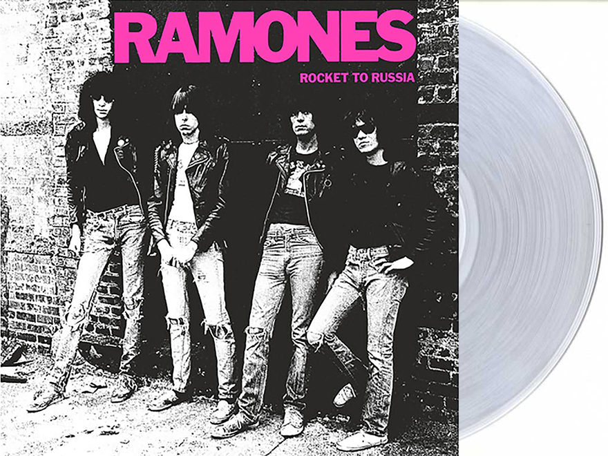 Ramones- Rocket To Russia LP (Indie Exclusive Clear vinyl)
