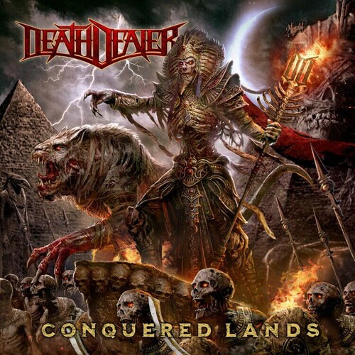 Death Dealer- Conquered Lands 2xLP (Black/White Splatter Vinyl) (Sale price!)
