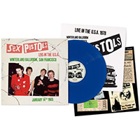 Sex Pistols- Live In The USA, Winterland Ballroom San Francisco 1978 LP (Blue Vinyl)