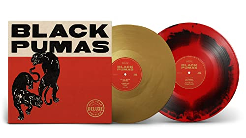 Black Pumas- S/T 2xLP (Deluxe Edition, Gold & Red/Black Vinyl)