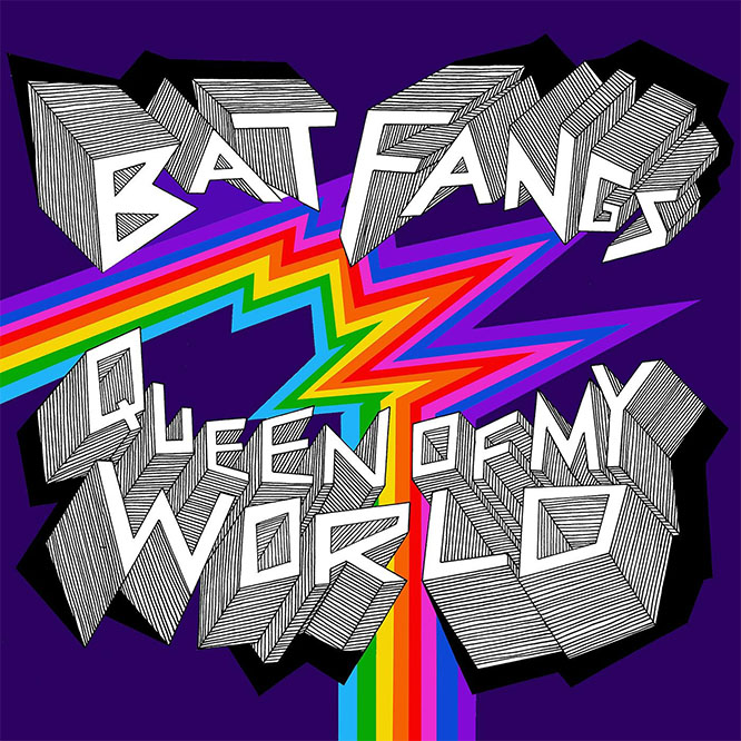 Bat Fangs- Queen Of My World LP (Yellow Vinyl)