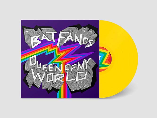Bat Fangs- Queen Of My World LP (Yellow Vinyl)