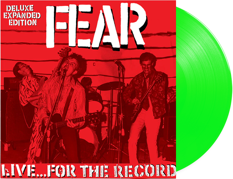 Fear- Live...For The Record 3xLP (AYP Exclusive F**k Christmas Neon Green Vinyl- Ltd Ed Of 100) PRE-ORDER!