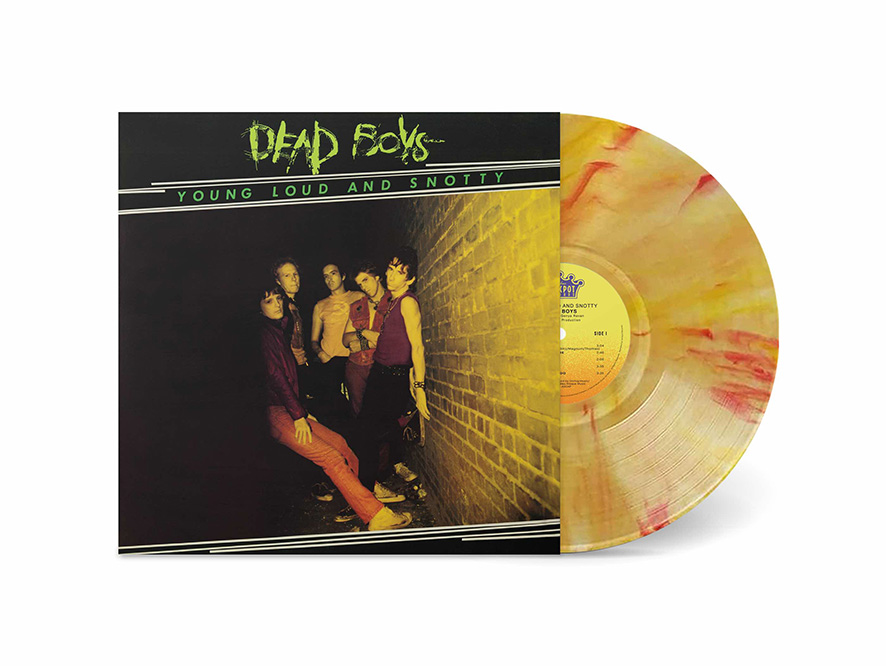 Dead Boys- Young Loud & Snotty LP (Yellow With Red Streaks Vinyl)