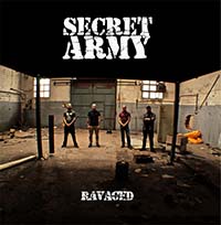 Secret Army- Ravaged LP (Green W/ White Splatter Vinyl) (Sale price!)