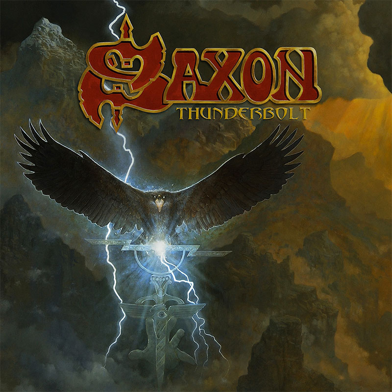 Saxon- Thunderbolt LP (Color Vinyl) (Sale price!)