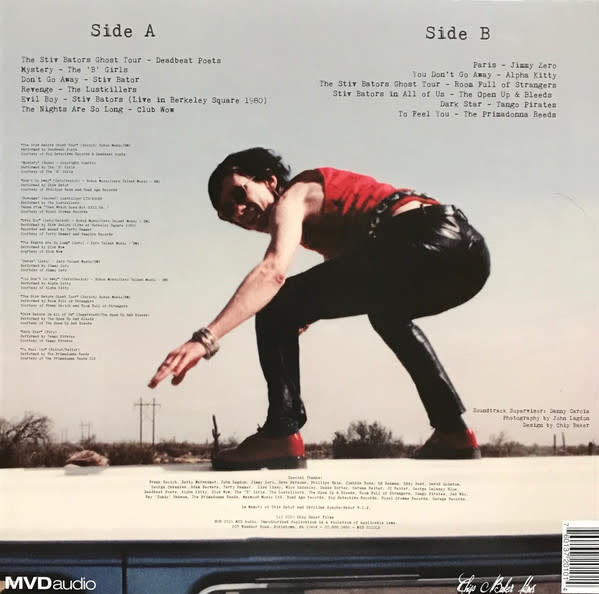 Stiv: No Compromise No Regrets LP (Red Vinyl) (Dead Boys)