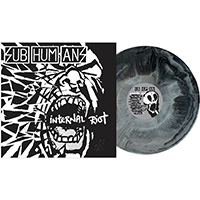 Subhumans- Internal Riot LP (Black & White Galaxy Vinyl)