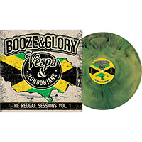 Booze & Glory- The Reggae Sessions Vol 1 12" (Mustard & Evergreen Galaxy Vinyl)