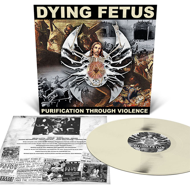 Dying Fetus- Purification Through Violence LP (Bone White Vinyl)