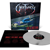 Obituary- Slowly We Rot, Live And Rotting LP (Silver Vinyl)