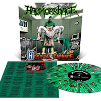 Haemorrhage- Hospital Carnage LP (Kelly Green Splatter Vinyl)