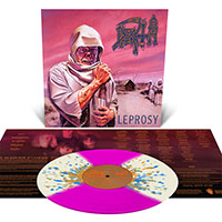 Death- Leprosy LP (Neon Magenta Butterfly With Splatter Vinyl)