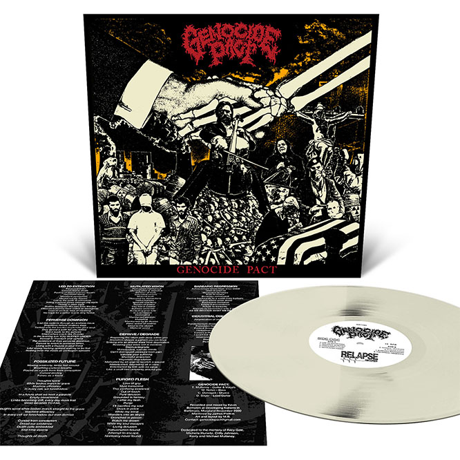 Genocide Pact- S/T LP (Bone Vinyl)