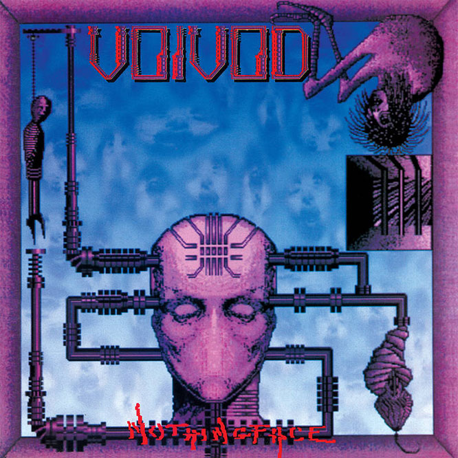 Voivod- Nothingface LP (Pink With Blue Swirl Vinyl) (June 18th 2022 Record Store Day Release)