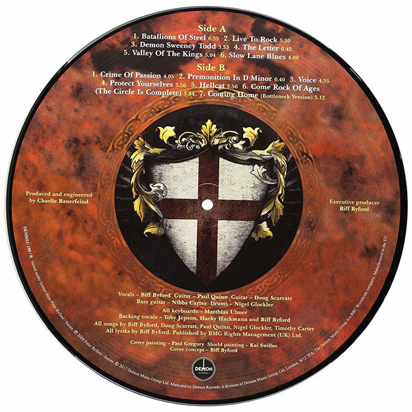 Saxon- Into The Labyrinth Pic Disc LP (Record Store Day 2017 Release) (Sale price!)