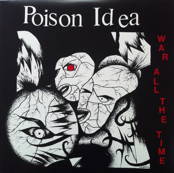 Poison Idea- War All The Time LP (Red Vinyl)